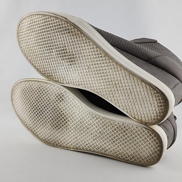 Catherine Malandrino Women’s Sabra Grey Ankle Booties Wedge Side Zipper Size 6.5 - Picture 14 of 16